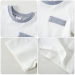 YUEMION Infant Baby Boy Clothes Summer Outfits Short Sleeve T-shirt + Stripe Shorts Toddler Boy Clothes (12M-18M) from 