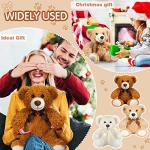 Zhanmai 18 Pcs 14 Inches Bear Stuffed Animals Bear Cute Plush Toys Shaggy Soft Cute Bear for Animal Doll Birthday Party Baby Shower Gender Reveal Decorationsï¼Light Brown, Dark Brown, Whiteï¼ by Zhanmai