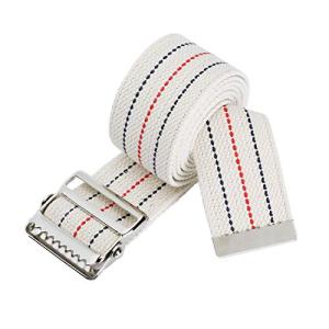 YPC Gait Belt,Transfer and Standing Assist Aid with Metal Buckle for Seniors,Elderly,Caregiver,Therapist,Occupational and Physical Therapy-60"Lx2"W(Neutral with Stripes) by Your Partner Care
