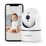 winees Baby Monitor, 1080P Indoor Camera with Audio and Night Vision, WiFi Surveillance Camera Security Home Dog Pet Monitor with App, Motion Sensor Detection 2 Way Audio WiFi Alexa Camera from winees