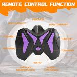 APOBATK Remote Control Dinosaur Toys for Kid - Walking Dinosaur Toys for Boys 5-7ï¼RC Jurassic Velociraptor Toys 8-12ï¼Robot Dinosaur Toys with Light Sounds Rechargeable Blue from XIONGXIAN TOYS FACTORY