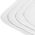 Utopia Bedding (Pack of 4) Waterproof Incontinence Pads Quilted Washable & Absorbent Bed Pad for Adults and Kids 34 x 36 inches (White) from Utopia Bedding