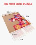 Gamenote Jigsaw Puzzle Board with Cover Mat - Portable Large Puzzle Table with Drawers for Adults, Wooden Smooth Plateau Work Surface (1000 Pieces) from Gamenote