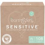 Earth & Eden Sensitive | Eco-Conscious & Hypoallergenic Diapers | Size Newborn | 108 Count by First Quality