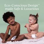 Earth & Eden Sensitive | Eco-Conscious & Hypoallergenic Diapers | Size Newborn | 108 Count by First Quality