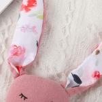 Bonnie The Bunny Security Blanket Soft Baby Lovey Unisex Lovie Baby Gifts for Newborn Boys and Girls Baby Snuggle Toy Baby Bunny Stuffed Animal 16 Inch Cream by Sweet Lilye