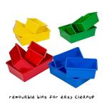 Honey-Can-Do Kids Toy Organizer and Storage Bins, Natural/Primary by Honey-Can-Do