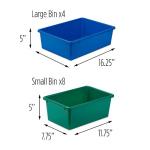 Honey-Can-Do Kids Toy Organizer and Storage Bins, Natural/Primary by Honey-Can-Do