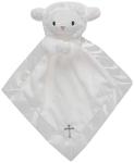 Baby Aspen Bedtime Blessings Lamb Lovie for Babies Security Blanket, Rattle, Newborn Baby Toy, White from Baby Aspen