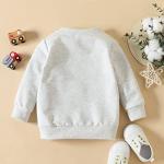 Toddler Baby Boy Girl Valentine 's Day Sweatshirt Colorful Heart Pullover Shirt Tops Outfits Clothes Coming Home Outfits Grey by Generic