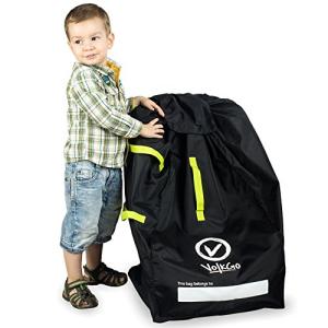 V VOLKGO Durable Car Seat Travel Bag with E-Book - Ideal Gate Check Bag for Air Travel & Saving Money - for Safe & Secure Car Seat - Fits Car Seats, Infant Carriers & Booster by V VOLKGO