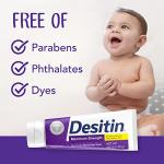 Desitin Maximum Strength Baby Diaper Rash Cream with 40% Zinc Oxide for Treatment, Relief & Prevention, Hypoallergenic, Phthalate- & Paraben-Free Paste, 4.8 oz from Johnson & Johnson