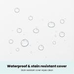 Safety 1st Heavenly Dreams Baby Crib & Toddler Bed Mattress, Waterproof Cover, Firm, Fits Standard Size Cribs & Toddler Beds, White from Safety 1st