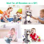gebra Plush Toys Talking Cat Stuffed Animals for Baby Toddler Boys and Girls, 14" from gebra