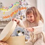 gebra Plush Toys Talking Cat Stuffed Animals for Baby Toddler Boys and Girls, 14" from gebra