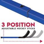 Franklin Sports Indoor Mini Goal Sports Set - 3 in 1 Kids Indoor Goal Set - Indoor Mini Floor Hockey, Knee Hockey, and Mini Soccer Set for Kids from Franklin Sports