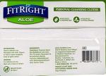 FitRight Aloe Personal Cleansing Cloth Wipes, Scented, 576 Count, 8 x 12 inch Adult Large Incontinence Wipes from Medline