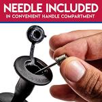 Franklin Sports Indoor Mini Goal Sports Set - 3 in 1 Kids Indoor Goal Set - Indoor Mini Floor Hockey, Knee Hockey, and Mini Soccer Set for Kids from Franklin Sports