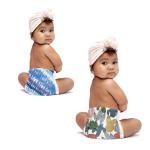 HONEST Company, Super Club Box, Clean Conscious Diapers, Tie-Dye For All + Cactus Cuties, Size 4, 120 Count (Packaging + Print May Vary) by The Honest Company HPC