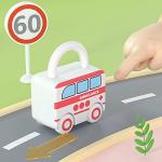 Junyobee Montessori Educational Learning Games Toy - Toddlers Activities Busy Boards Cars - Fine Motor Skills Toys for Baby 18 Months Age 1 2 3 One Two Year Old Kids Boys Girls Gifts from shenzhen chengzhi kejiao youxian gongsi