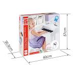 Hape Deluxe White Grand Piano | Thirty Key Piano Toy with Stool, Electronic Keyboard Musical Toy Set for Kids 3 Years+ by Hape Inc