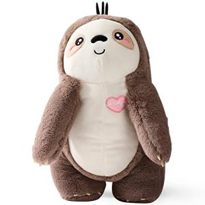 Darler Sloth Stuffed Animals Gift for Valentine's Day 14 Inches Kawaii Plushies for Girlfriend/Boyfriend Soft Cute Fluffy Plush Toy for Kids Squishy Pillow for Gilrs/Boys by Darler