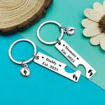 New Parent Gift Keychain Pregnancy Announcement Gifts Daddy and Mommy Est 2022 First Time Pregnancy Gifts for Mom Dad To Be Baby Shower Parents to be Gifts New Mom Jewelry First Time Dad Gift from Dabihu