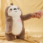 Darler Sloth Stuffed Animals Gift for Valentine's Day 14 Inches Kawaii Plushies for Girlfriend/Boyfriend Soft Cute Fluffy Plush Toy for Kids Squishy Pillow for Gilrs/Boys by Darler