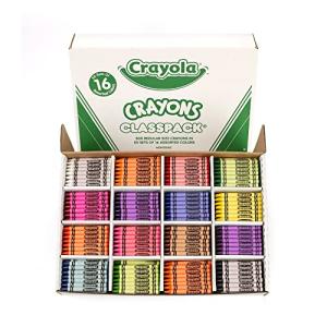 Crayola Crayon Classpack, School Supplies, 16 Colors (50 Each), 800 Ct, Standard by crayola