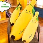 Jzenzero Plush Toys Banana Pillow Long Pillow Sleeping Doll Plush Cute Doll Boy Girl Birthday Present by Jzenzero
