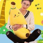 Jzenzero Plush Toys Banana Pillow Long Pillow Sleeping Doll Plush Cute Doll Boy Girl Birthday Present by Jzenzero