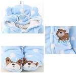 Newborn Baby Jumpsuit Outfit Hoody Coat Winter Infant Rompers Toddler Clothing Bodysuit from 