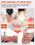 Holsn Red Light Therapy Device, Near Infrared Light Therapy for Pain Relief, Joint, Muscle & Tissue, Red Light Therapy for Body 14pcs x 650nm + 3pcs x 808nm from Holsn