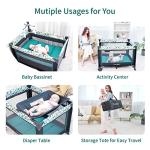 Pamo Babe Deluxe Nursery Center ,Portable Playard with Comfortable Mattress,Changing Table and Toysâ¦ by Cool Baby