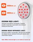 Holsn Red Light Therapy Device, Near Infrared Light Therapy for Pain Relief, Joint, Muscle & Tissue, Red Light Therapy for Body 14pcs x 650nm + 3pcs x 808nm from Holsn