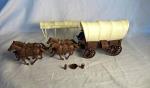 Classic Toy Soldiers, Inc Marx Conestoga Covered Wagon, with 4 Horses, Two Tops and Driver in 54mm by Classic Toy Soldiers, Inc