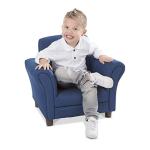 Melissa & Doug Denim Fabric Childâs Armchair (Kidâs Furniture, 23âL x 17.5âW x 18.3âH) by Melissa & Doug