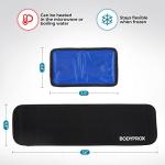 Cold & Hot Therapy Wrap, Reusable Gel Pack for Pain Relief. Great for Sprains, Muscle Pain, Bruises, Injuries, Etc. (Foot, Arm, Elbow, Ankle). by Bodyprox