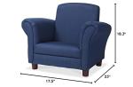 Melissa & Doug Denim Fabric Childâs Armchair (Kidâs Furniture, 23âL x 17.5âW x 18.3âH) by Melissa & Doug