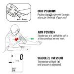 HealthSmart Digital Blood Pressure Monitor with Automatic Upper Arm Cuff that Displays Blood Pressure, Pulse Rate and Irregular Heartbeat, Stores up to 120 by HealthSmart