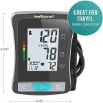 HealthSmart Digital Blood Pressure Monitor with Automatic Upper Arm Cuff that Displays Blood Pressure, Pulse Rate and Irregular Heartbeat, Stores up to 120 by HealthSmart