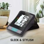 HealthSmart Digital Blood Pressure Monitor with Automatic Upper Arm Cuff that Displays Blood Pressure, Pulse Rate and Irregular Heartbeat, Stores up to 120 by HealthSmart
