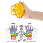 Hand Therapy Ball Finger Ball Exerciser Grip Ball & Hand Strengthener Trainer Balls for Arthritis Finger Physical Training Tool Elderly Hand Ball Strength Squeeze Flexible by Fanwer