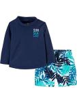 Simple Joys by Carter's Baby Boys' Assorted Rashguard Set, Navy, Tropical, 3-6 Months from Carter's Simple Joys - Private Label
