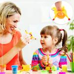 6 Pieces Funny Toys Novelty Chicken and Eggs Stress Relieve Toys Venting Anger Rubber Chicken Laying Egg Chicken Toys Funny Rubber Chicken Keychain for Releasing Stress from Civaner