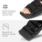 BraceAbility Post-op Shoe for Broken Foot or Toe | Medical/Surgical Walking Boot Cast, Stress Fracture Brace & Orthopedic Sandal with Hard Sole (Small - Female) from BraceAbility