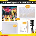 Water Marbling Paint for Kids - Arts and Crafts for Girls & Boys Crafts Kits Ideal Gifts for Kids Age 3-5 4-8 8-12 by Coodoo