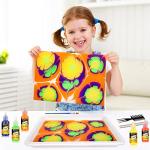 Water Marbling Paint for Kids - Arts and Crafts for Girls & Boys Crafts Kits Ideal Gifts for Kids Age 3-5 4-8 8-12 by Coodoo