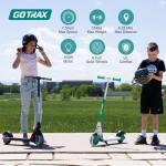Gotrax GKS LUMIOS Electric Scooter Kick Scooter for Kids Teens (Gray), Small by GOTRAX