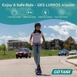 Gotrax GKS LUMIOS Electric Scooter Kick Scooter for Kids Teens (Gray), Small by GOTRAX